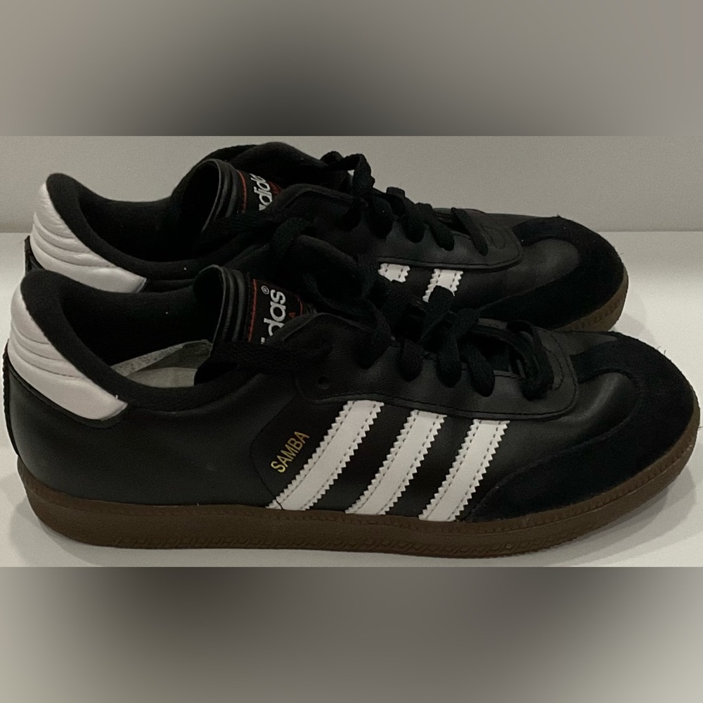 adidas Samba OG Black White Suede Toe Gum Sole Sneakers Women’s Size 5